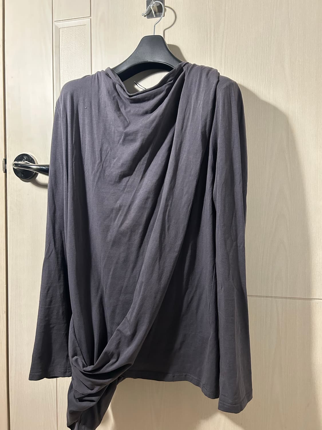 + - X Homme 드레이프 레이어드 후드 롱슬리브 상품이미지4