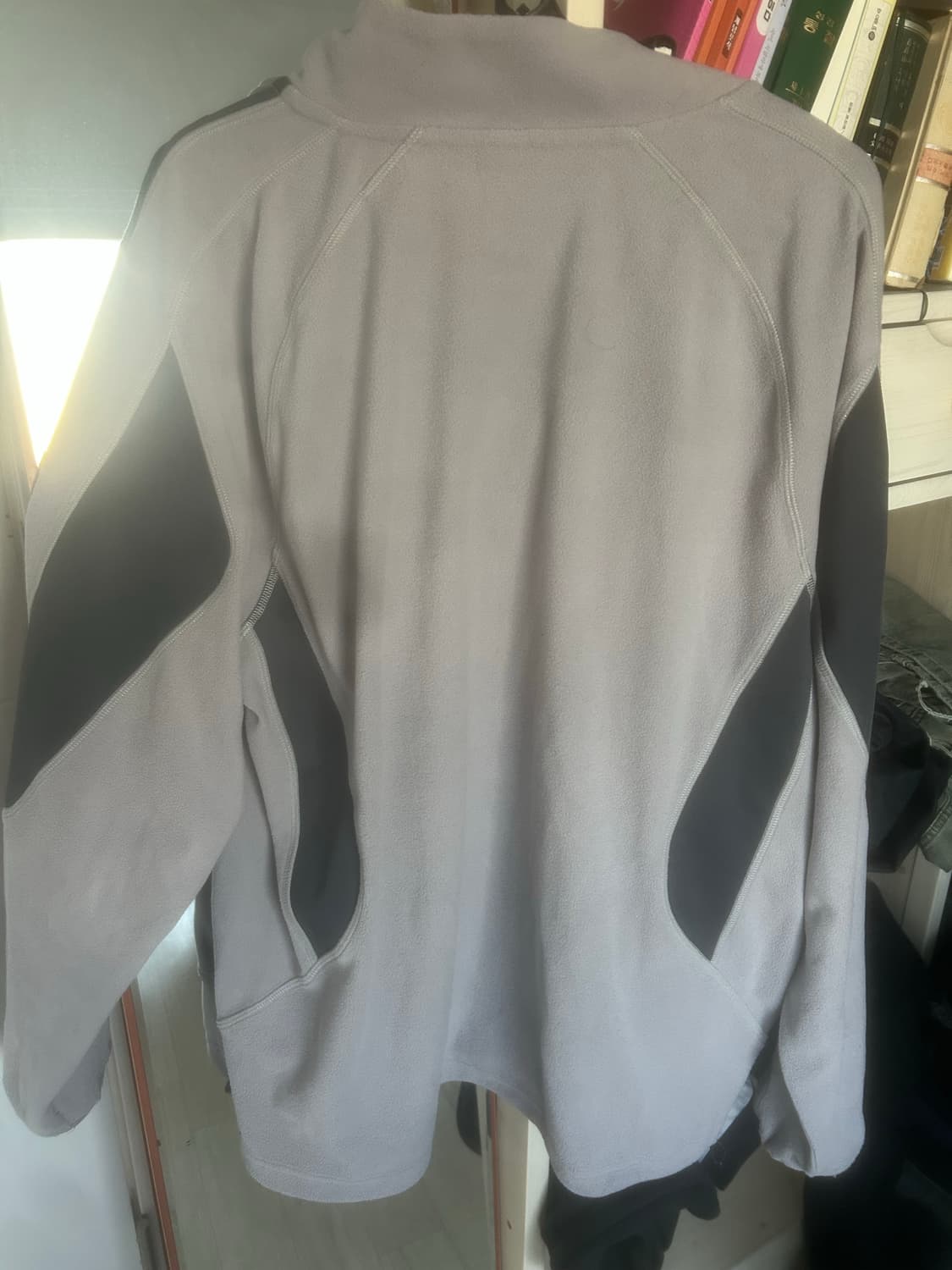 산산기어 하프 집업 플리스 그레이 상품이미지2