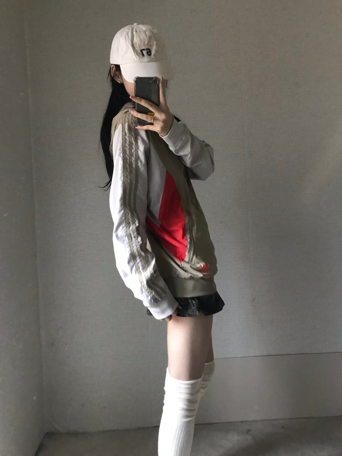 아디다스 베이지 바람막이 상품이미지5
