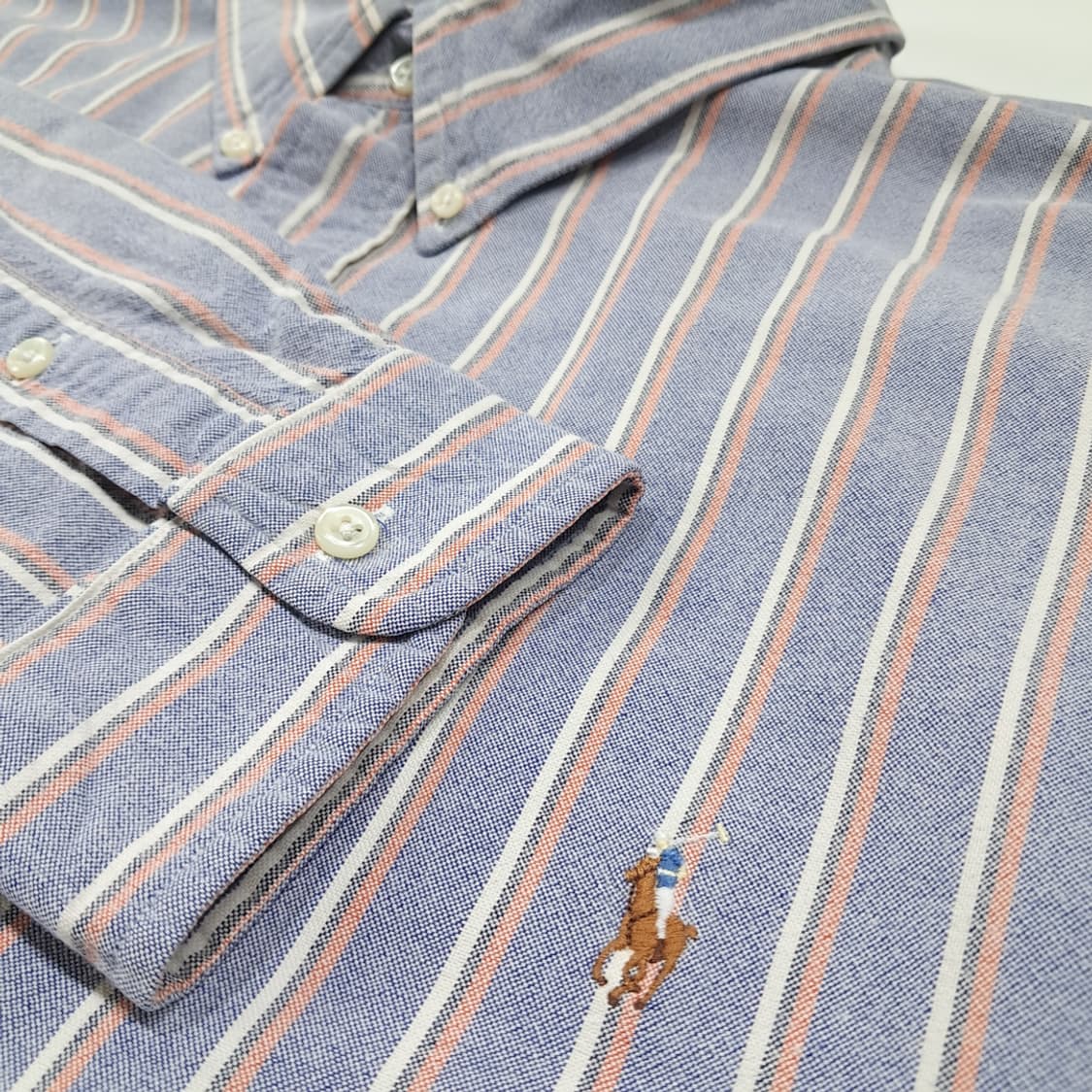 CL858 4XB 폴로 90s 올드스쿨 스트라이프 셔츠 남방 상품이미지4