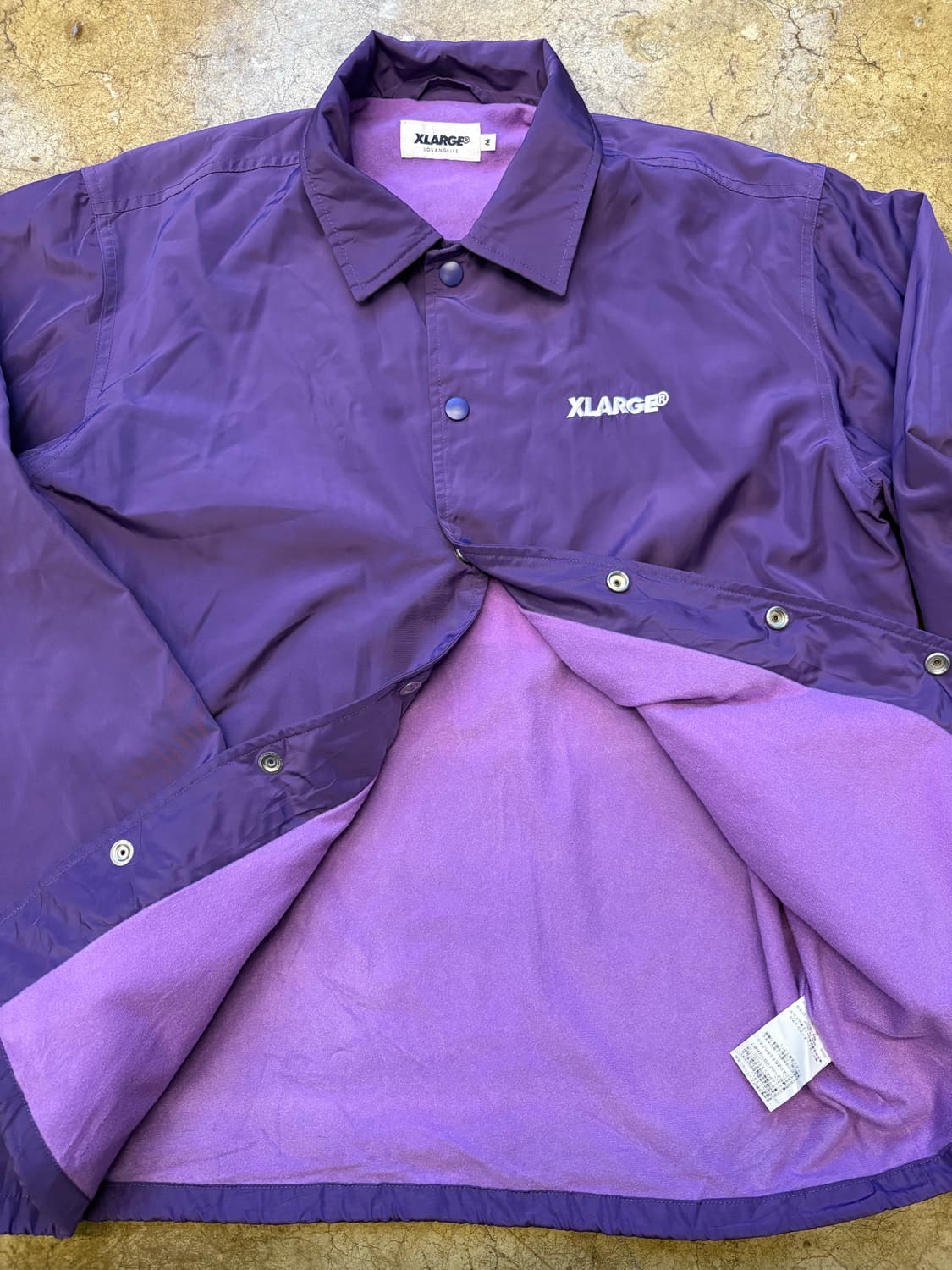 엑스라지 Xlarge 퍼플 코치 자켓 상품이미지3