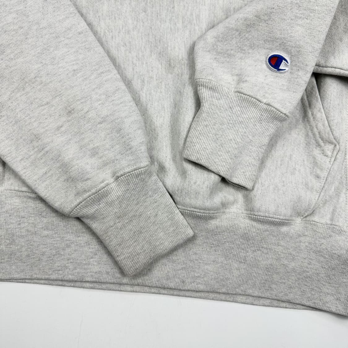 챔피온 리버스위브 베이직 헤비코튼 후드티 그레이 S 상품이미지5