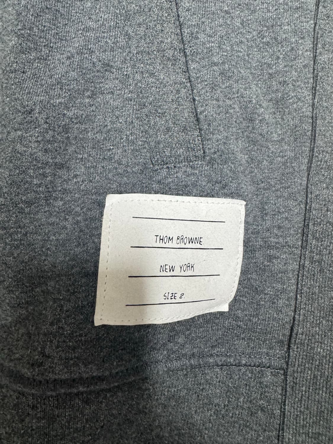 톰브라운 다크그레이 후드집업 상품이미지7