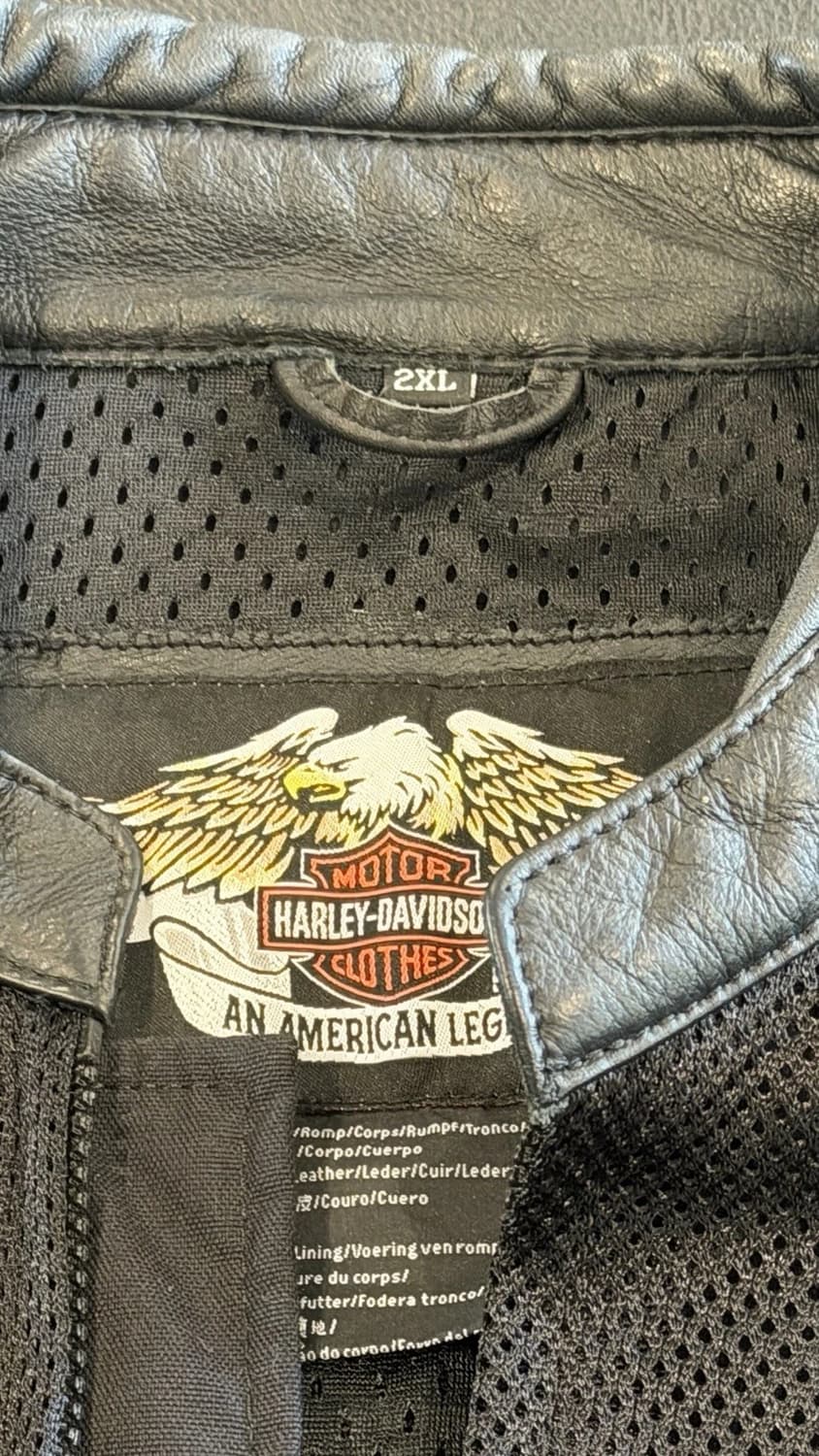 할리데이비슨 FXRG 메쉬 가죽 자켓 상품이미지4