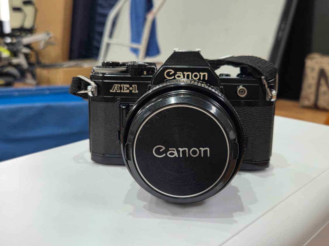 캐논 AE-1 블랙 + 캐논 55.2 FD 렌즈 상품이미지2