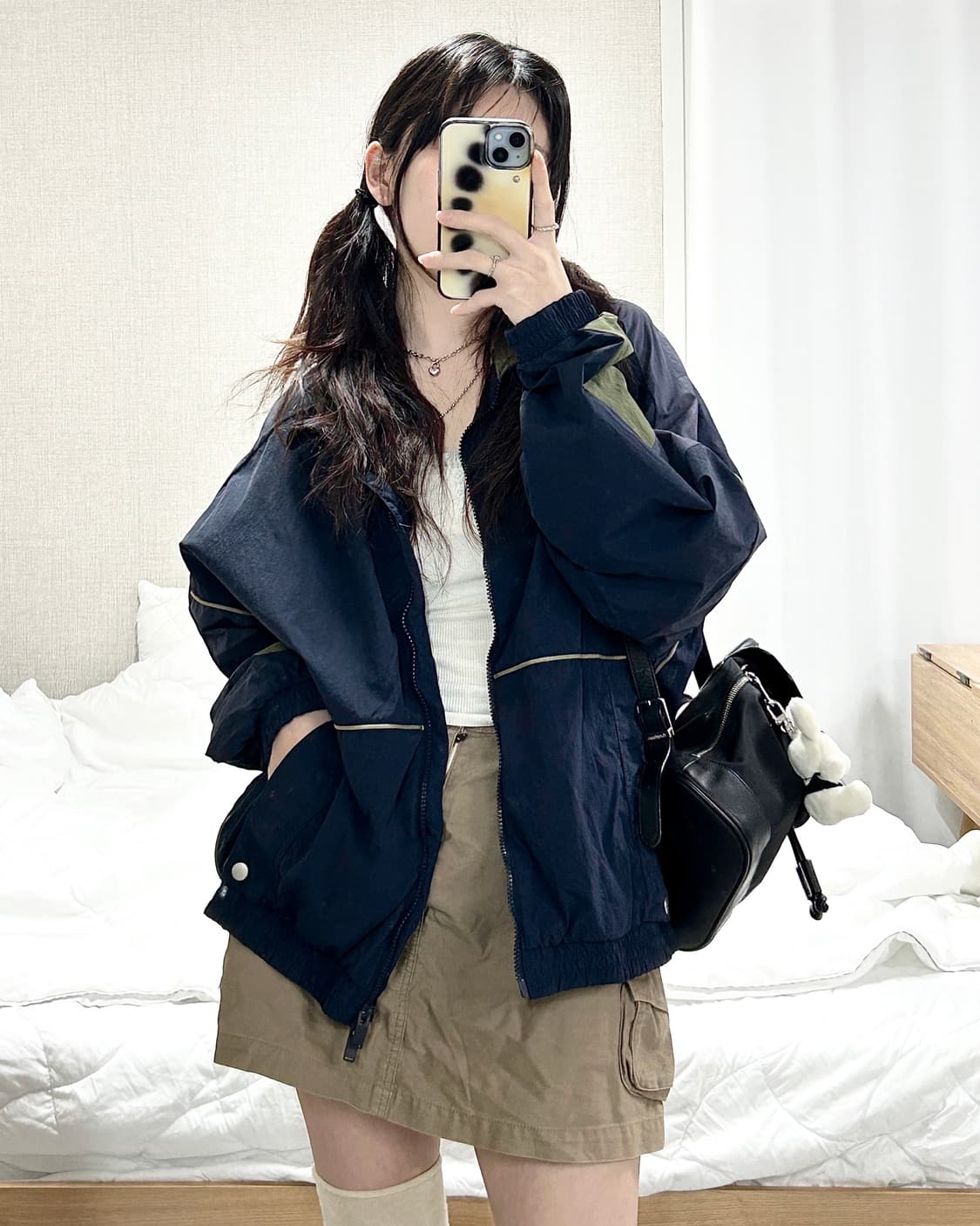 아디다스 배색 투웨이 우븐자켓 상품이미지4