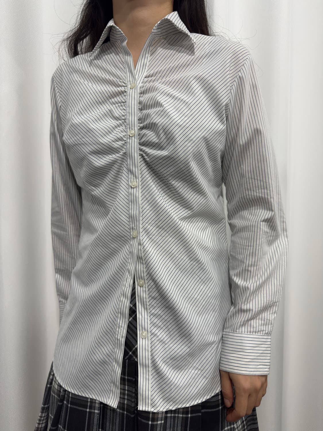 les muse shirring shirt 상품이미지2