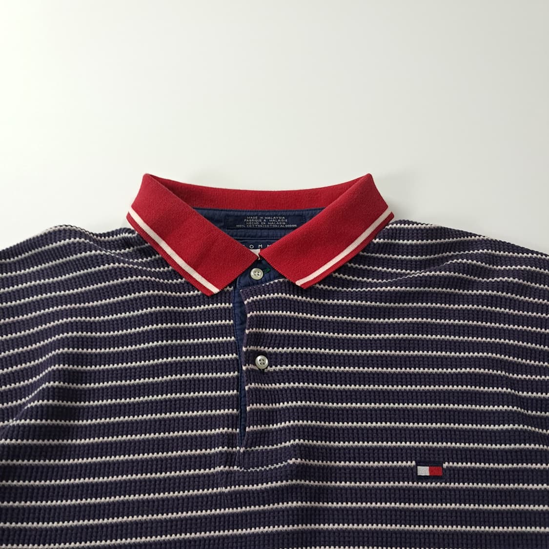 CK573 2XL 타미힐피거 90s 스트라이프 반팔 칼라 티셔츠 상품이미지2