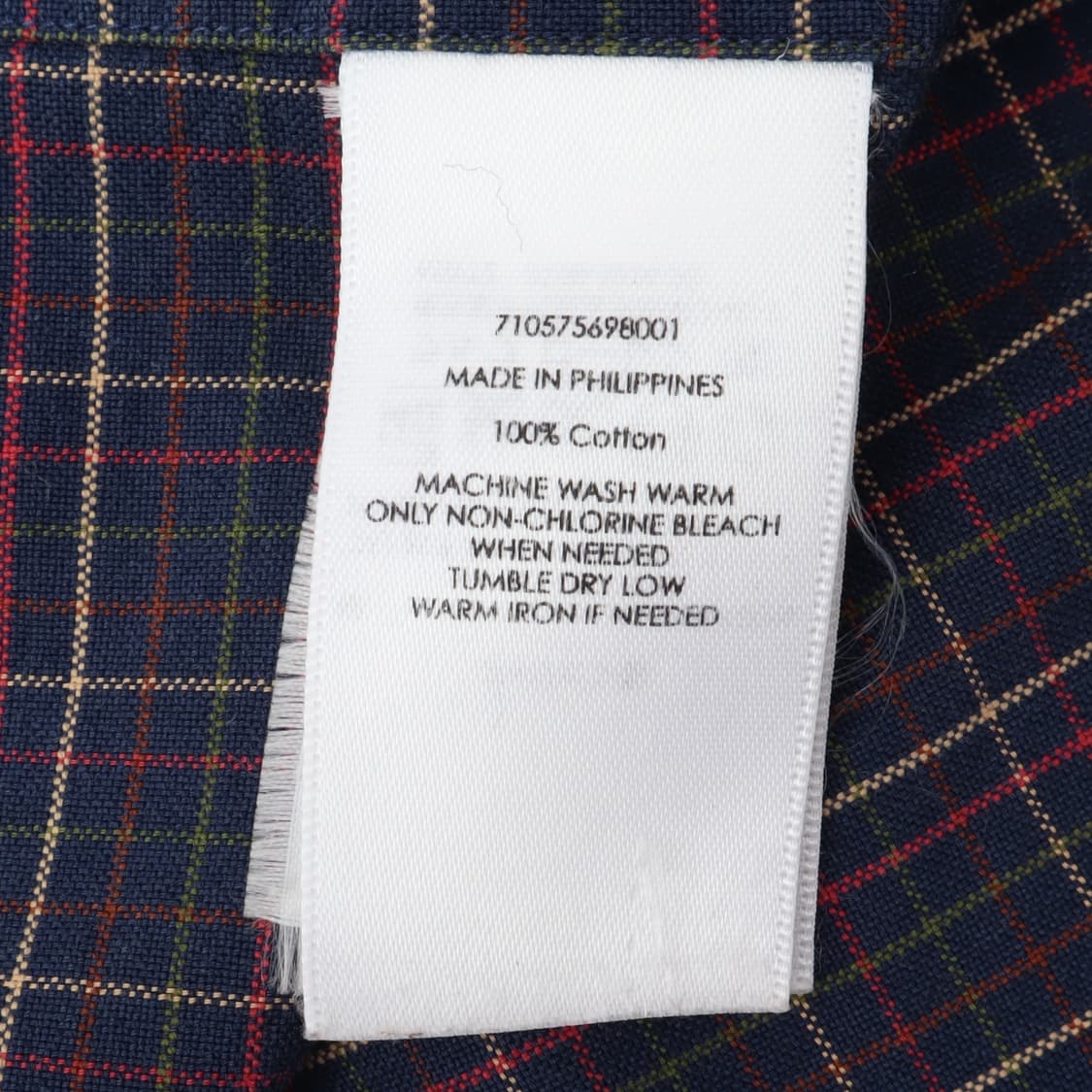 폴로 랄프로렌 네이비 체크 코튼 셔츠 상품이미지9