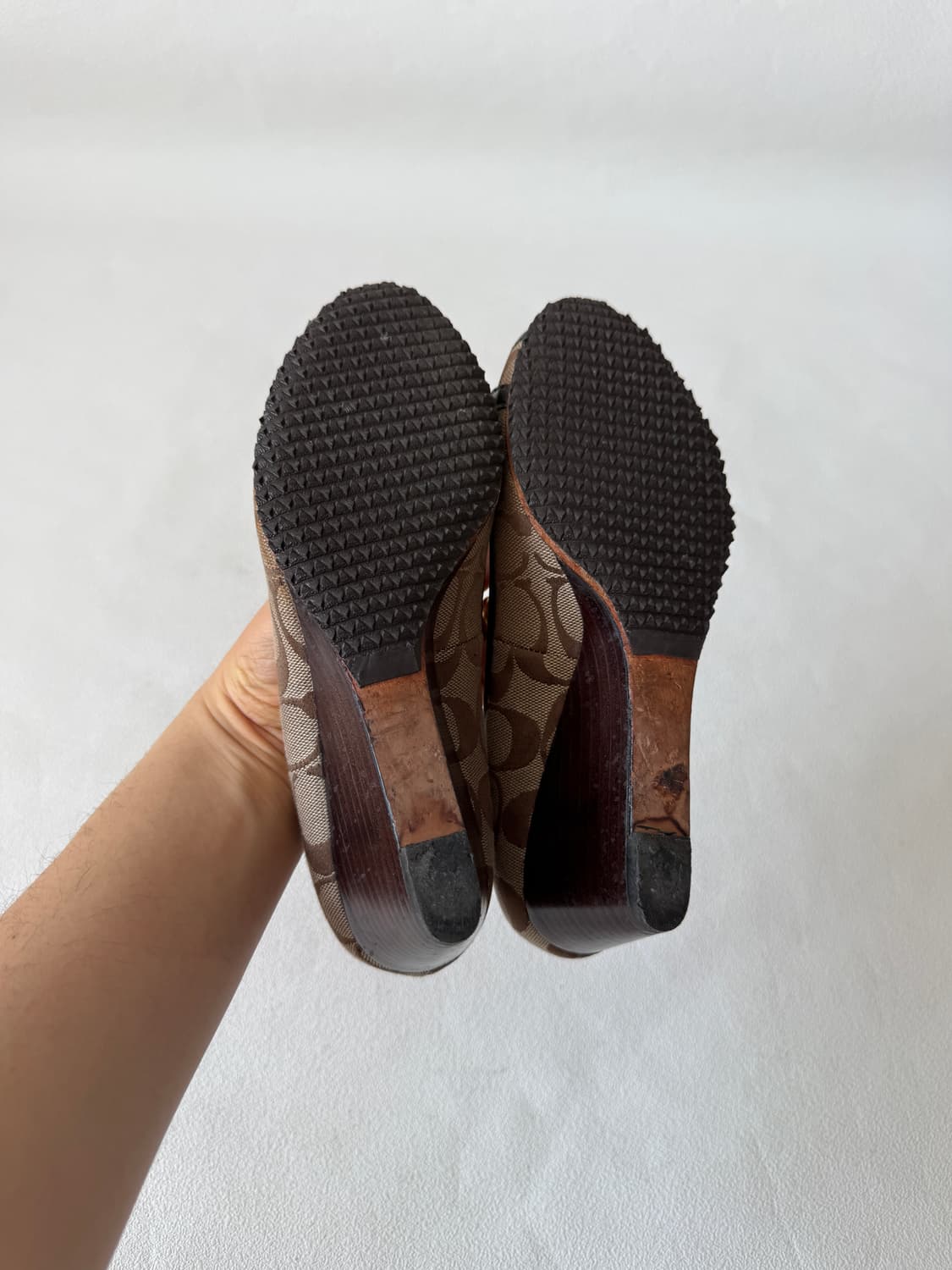 [6B]코치(COACH) 모노그램 웨지힐 상품이미지8