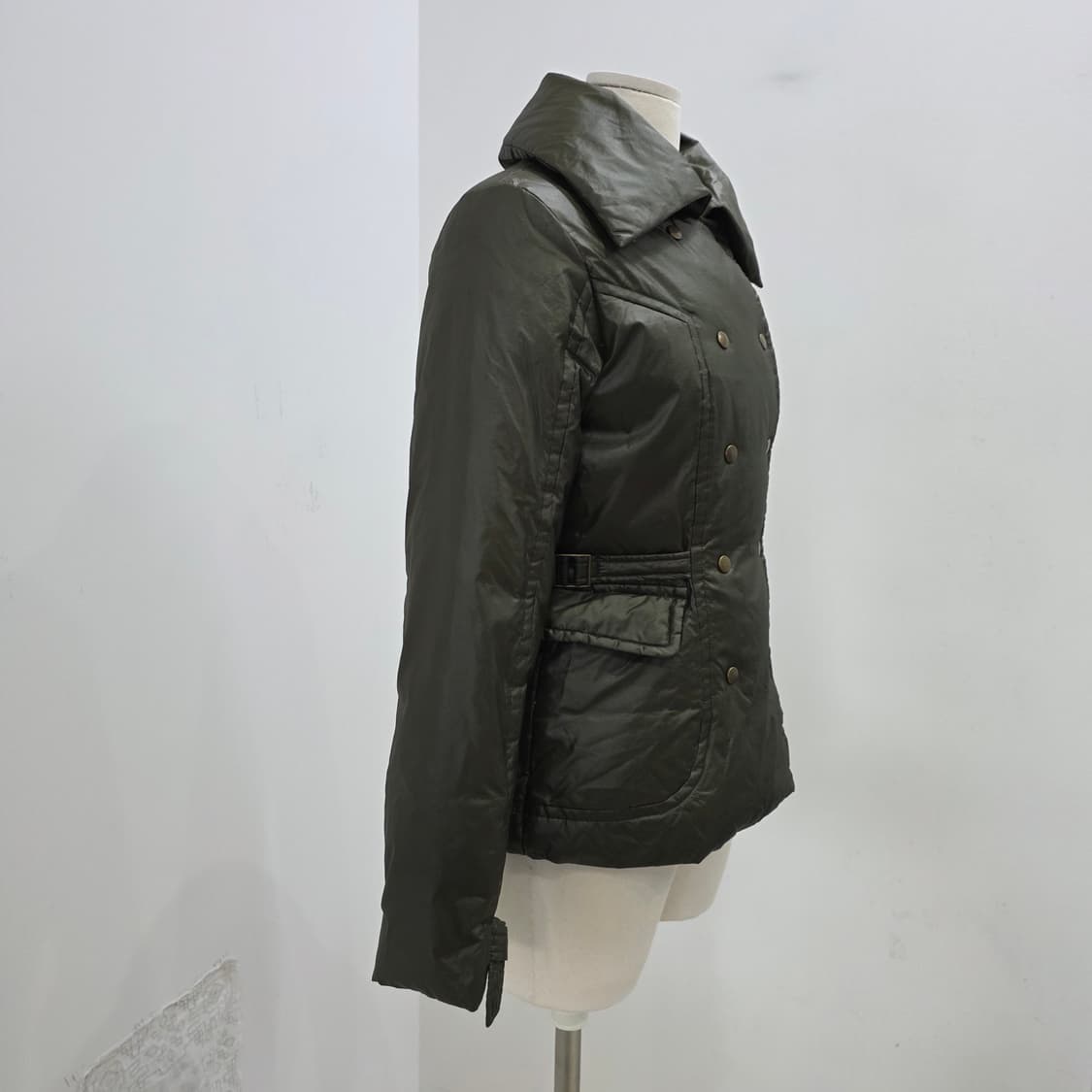 콤파니아 이탈리아니 카키 더블 버튼 패딩 상품이미지2