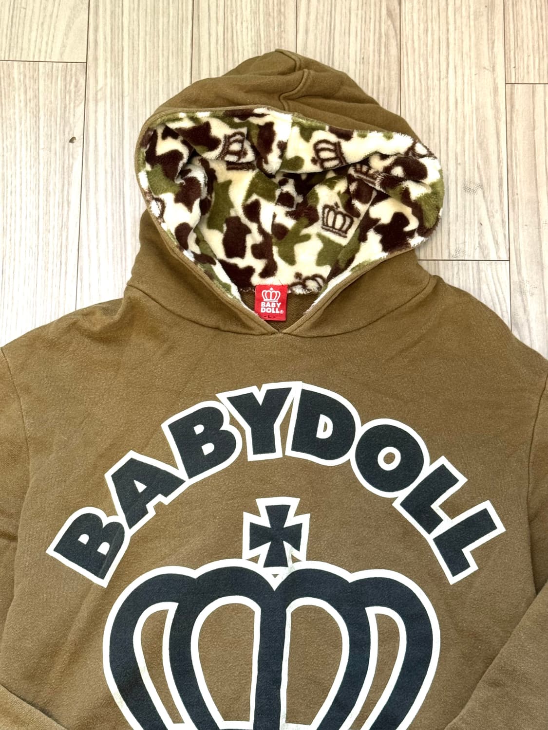 BABYDOLL 갸루 후드티 상품이미지2