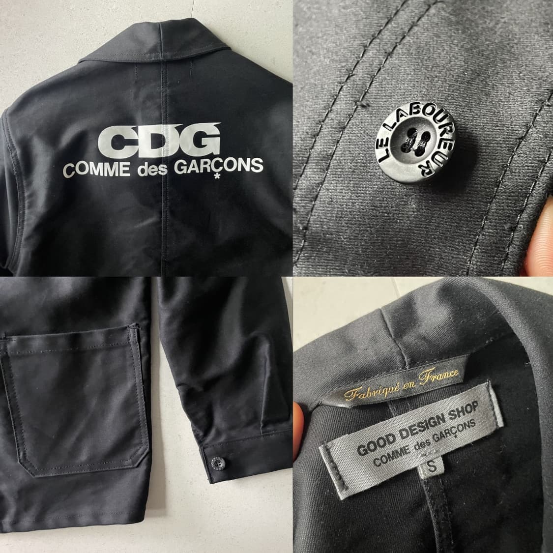 꼼데가르송 × Le Labourer 워크 자켓 상품이미지3