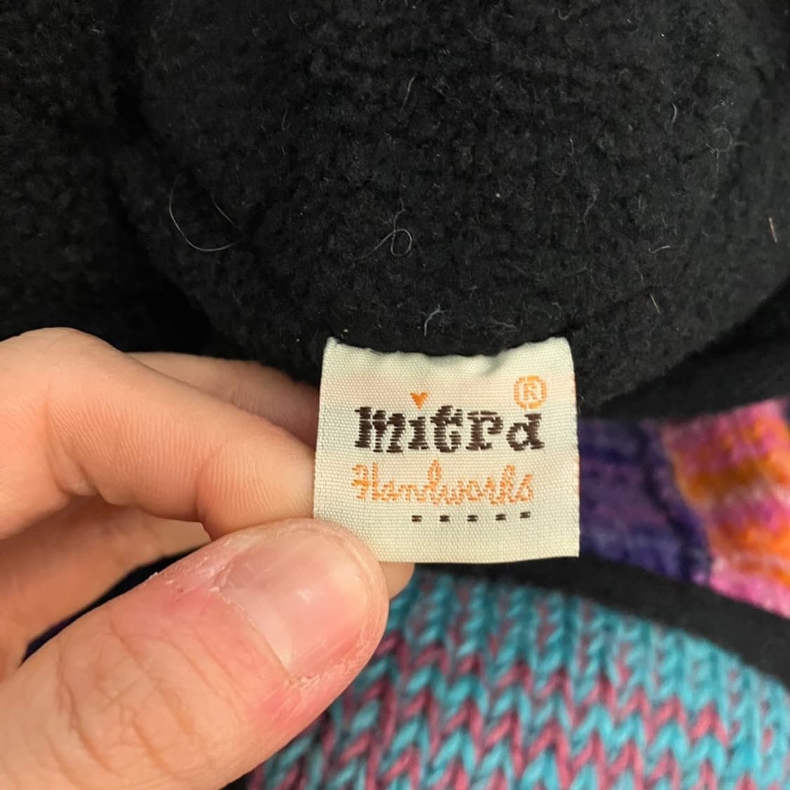 패치워크 헤비 울 후드집업 상품이미지5