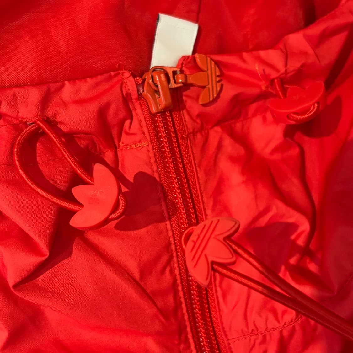 🔥아디다스 오리지널스 트레포일 레드 후드 바람막이🔥 상품이미지5