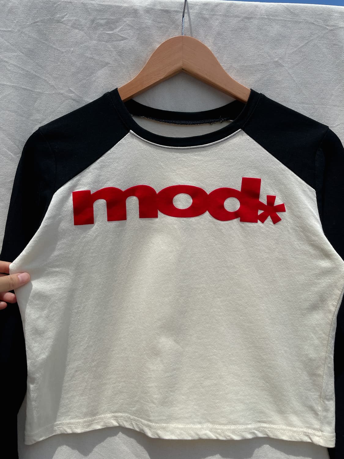 mod 크롭 래글런 롱슬리브 상품이미지3