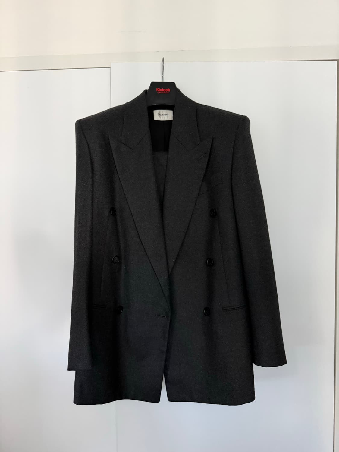 [차은우 착용] 생로랑 수트 풀셋 48사이즈 상품이미지3