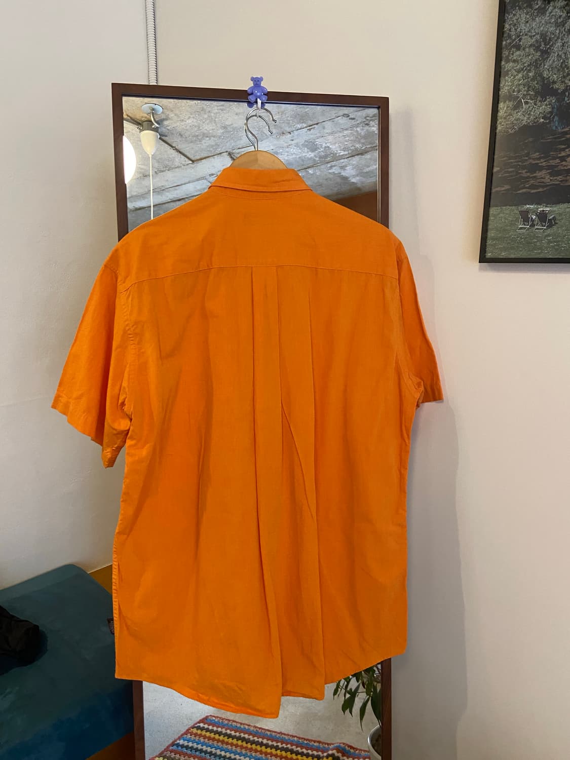 KENZO 겐조 오렌지색 반팔 셔츠 상품이미지5