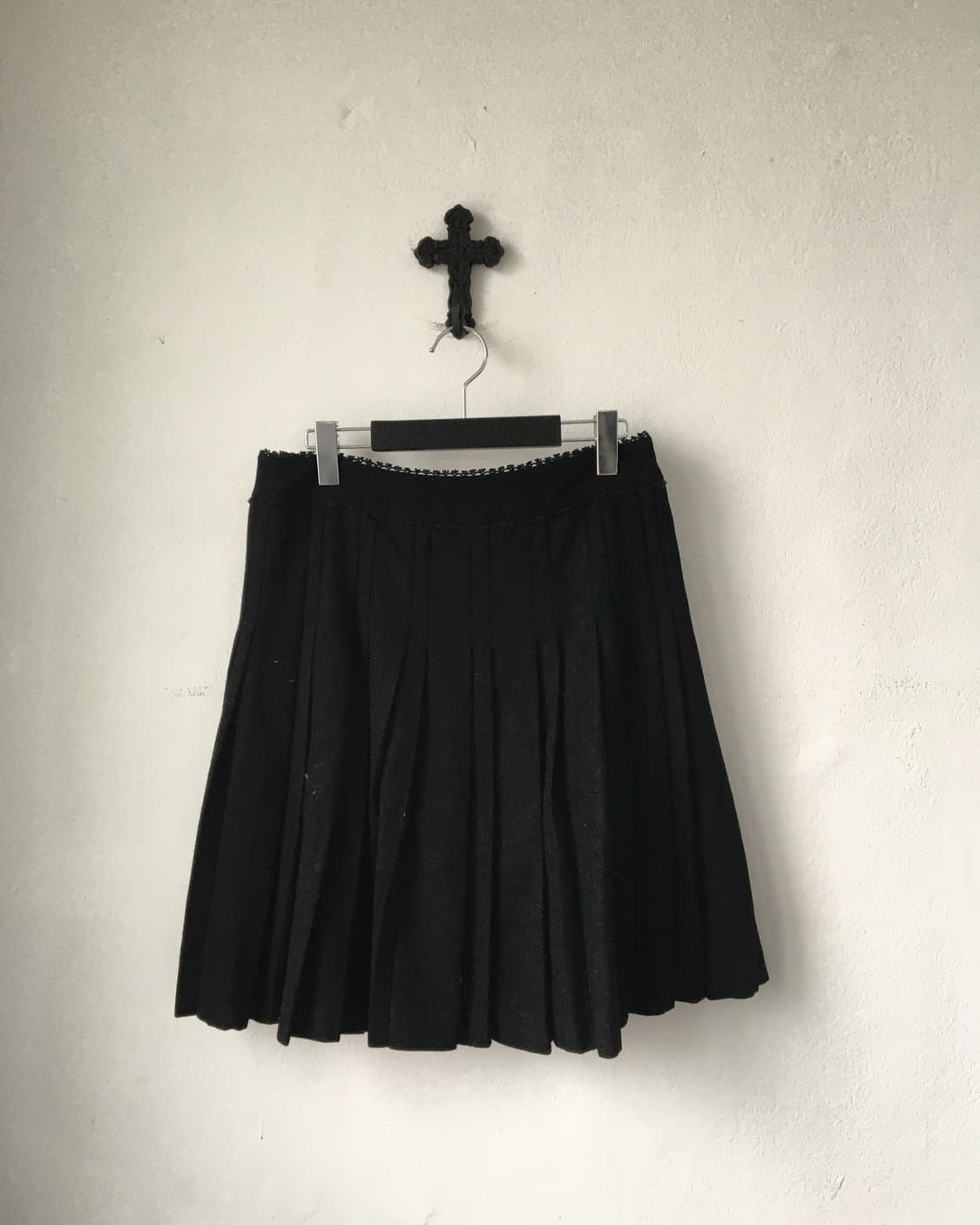 Woolen pleats skirt 상품이미지1