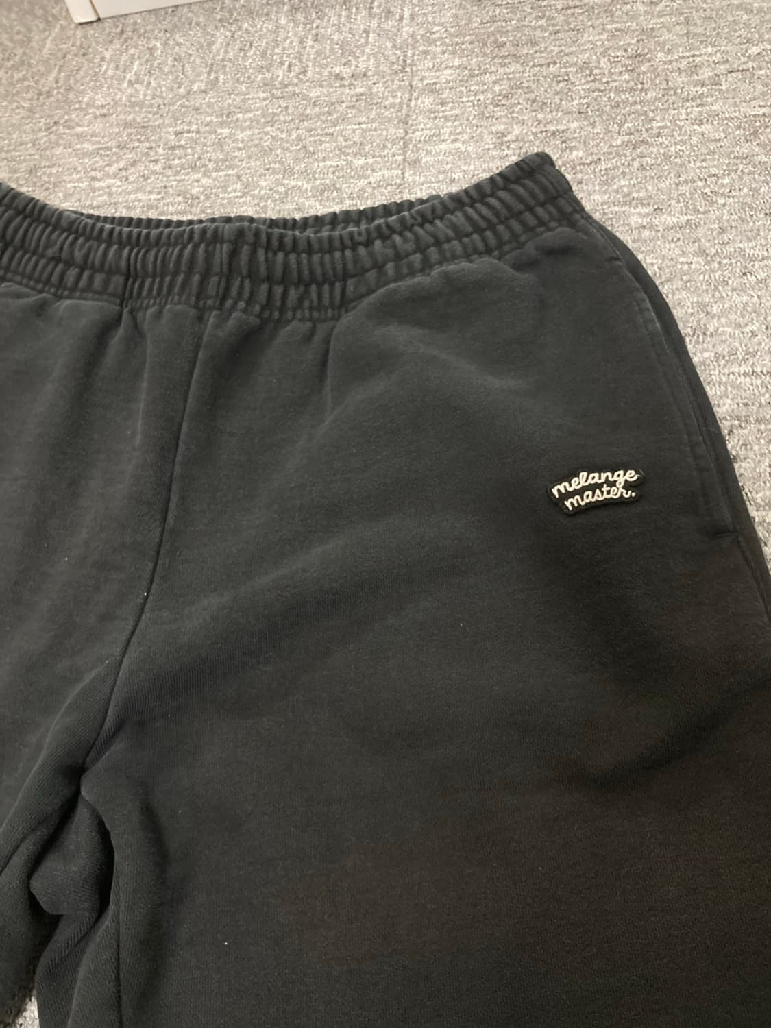 멜란지마스터 조거 팬츠 블랙 L 상품이미지2