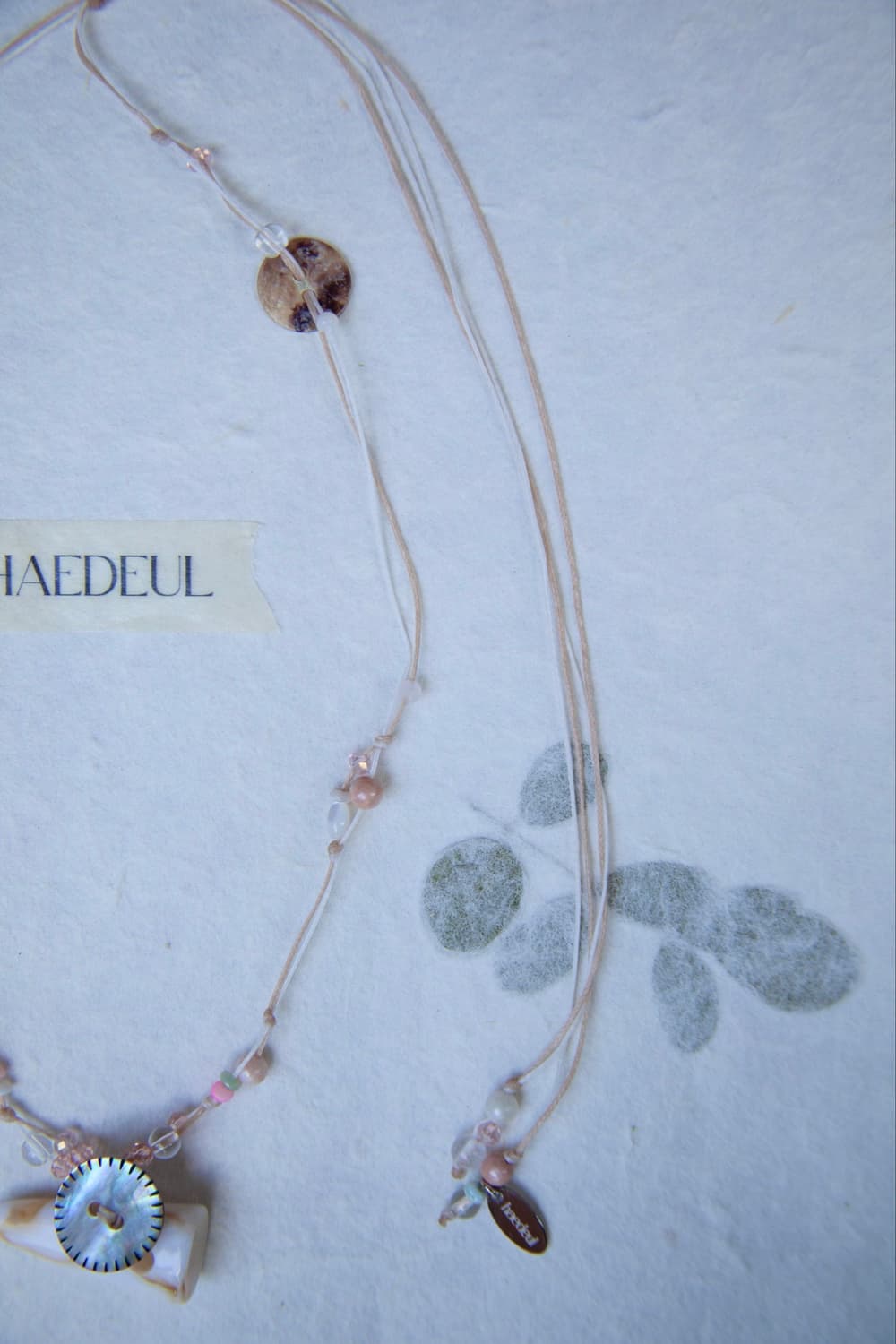 Daylight Button Necklace 상품이미지6