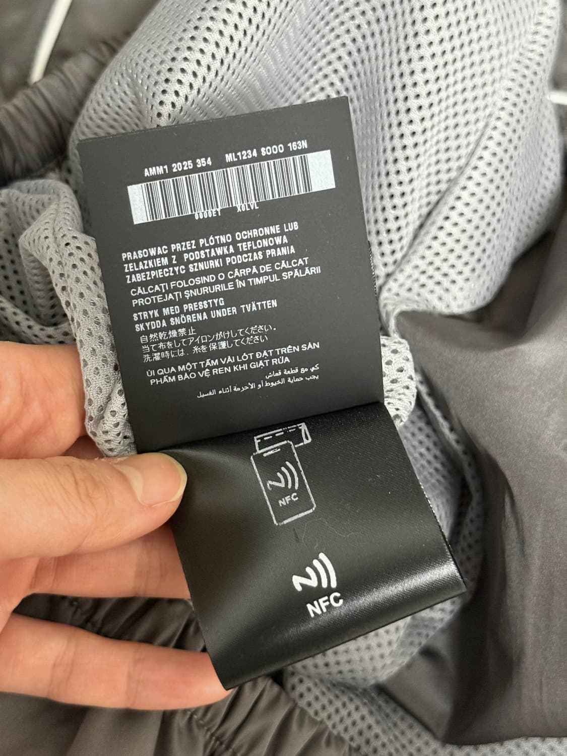 [40] 미우미우 테크니컬 실크 블루종 재킷 블루 리드 그레이 상품이미지8