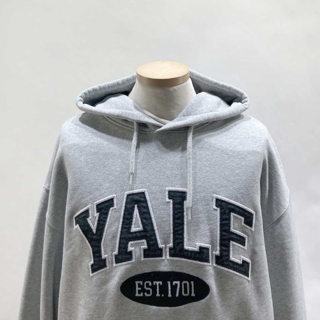 예일 캐주얼후드티 그레이 XL 영구제 상품이미지2