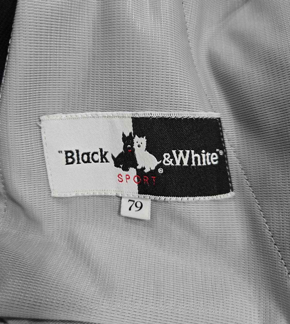 블랙앤화이트 핀턱 골프바지 슬랙스 32 상품이미지8