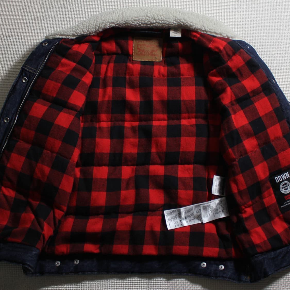 Levi's 리바이스 쉐르파 트러커 자켓 데님 상품이미지4