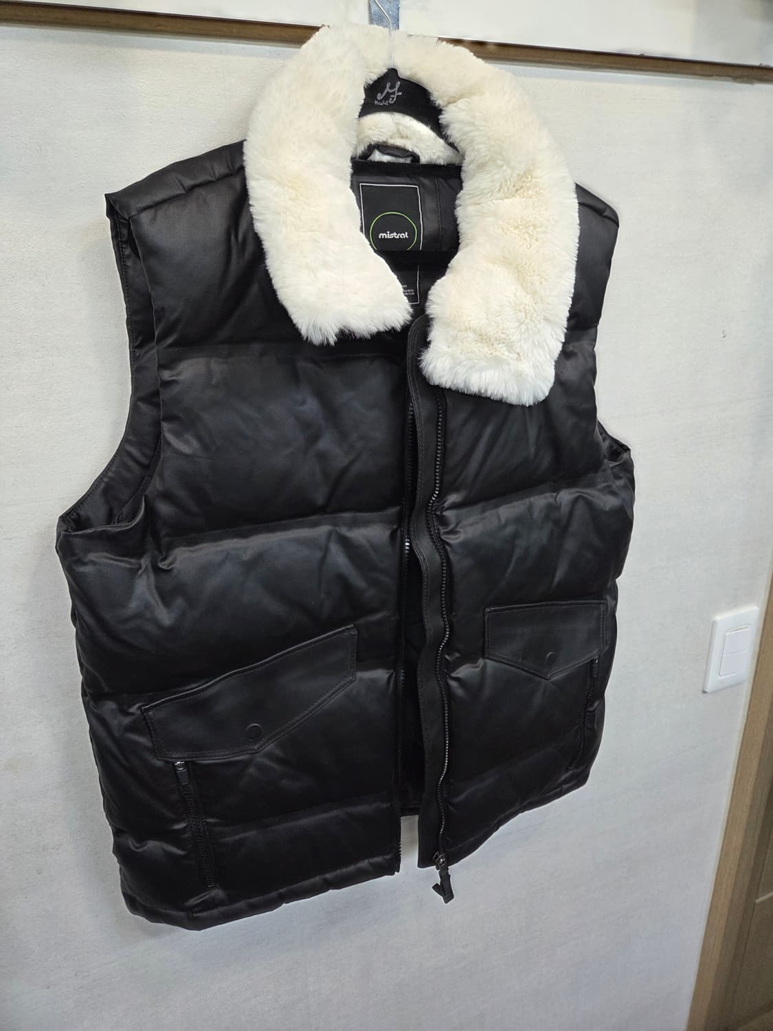 미스트랄 퍼 레더 덕다운 패딩조끼 xl 상품이미지7