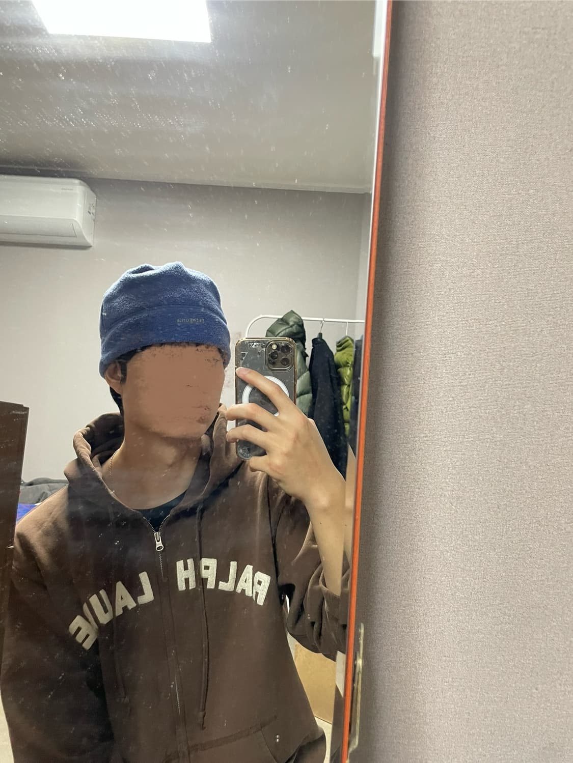 90s usa 파타고니아 플리스 비니 스카이 블루 상품이미지6