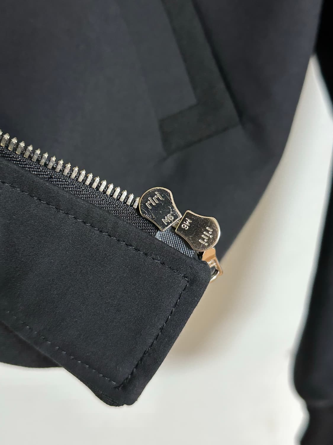 [M](리리지퍼 투웨이 수선)렉토 콘트라스트 코튼 자켓 상품이미지5