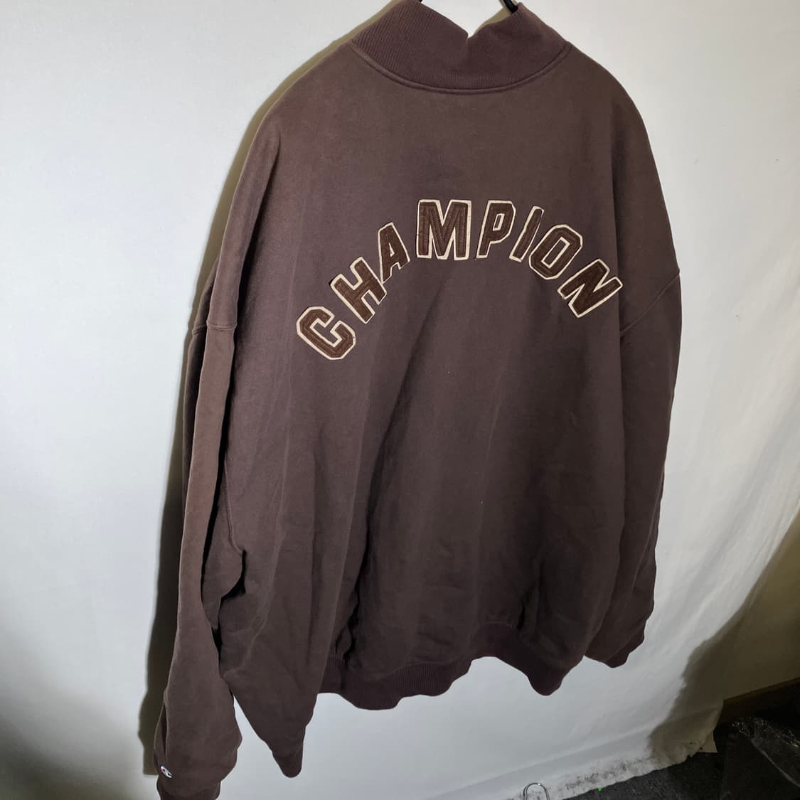 4XL)챔피온 빅사이즈 코튼 바시티자켓 야구점퍼 상품이미지5