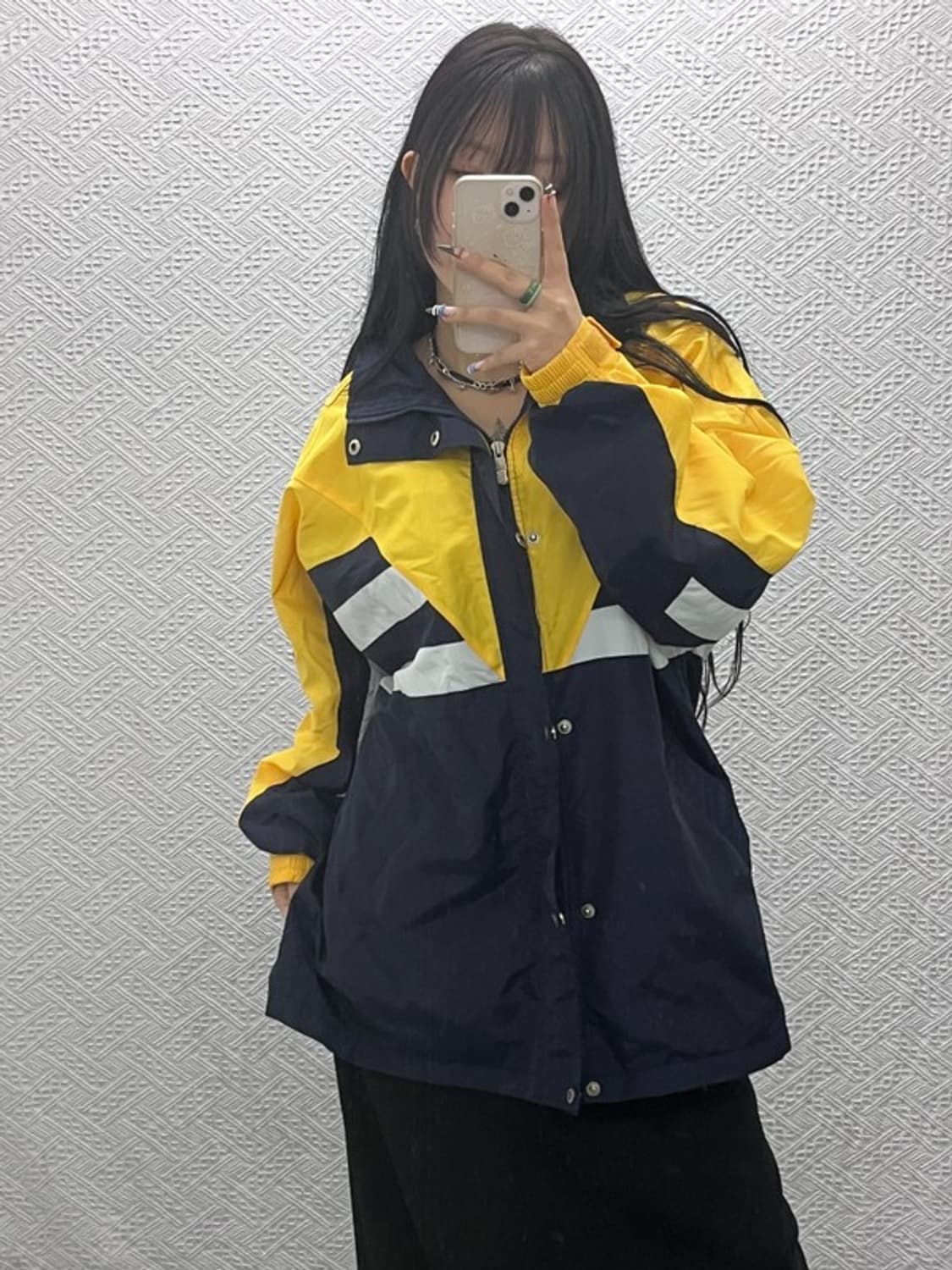 플레이보이 90s 올드스쿨 오버핏 윈드러너 바람막이 110 C06362 상품이미지2