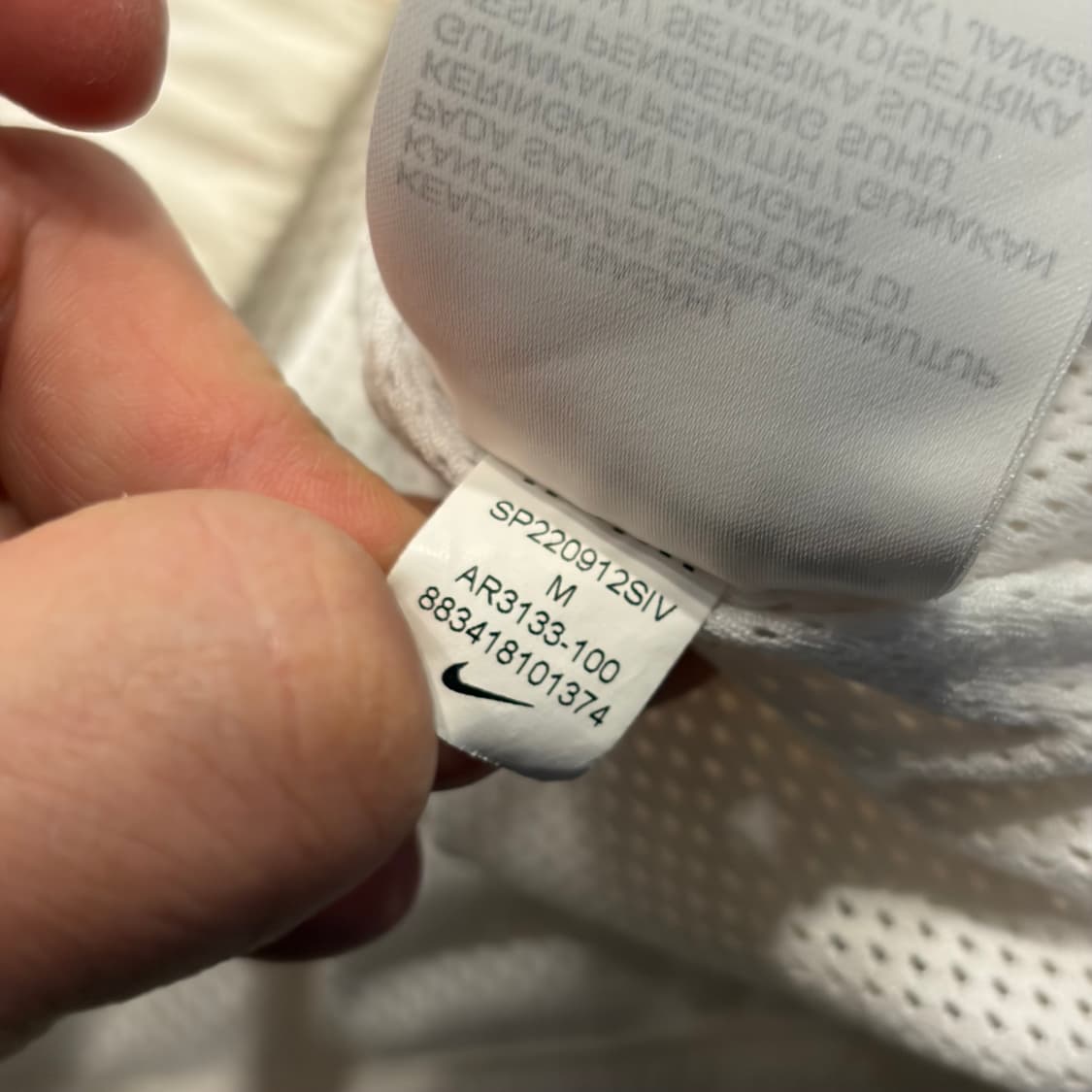 [M] 나이키 빅스우시 바람막이 화이트 블랙 D673 상품이미지10