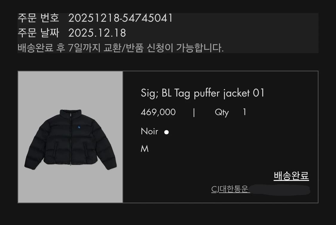 아더에러 시그니피컨트 푸퍼 패딩 자켓 상품이미지4