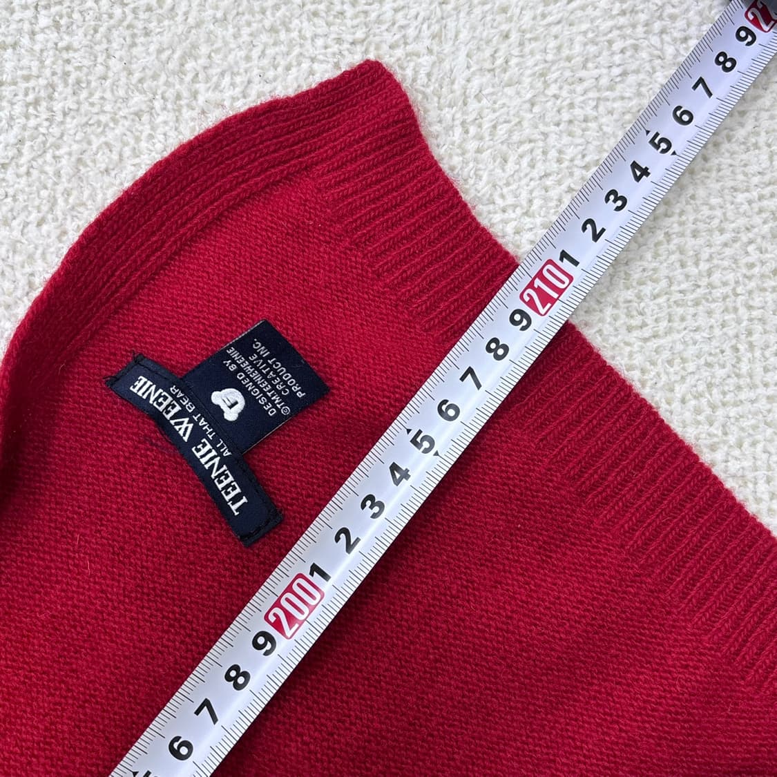 F 티니위니 울 니트 목도리 0327E 상품이미지3