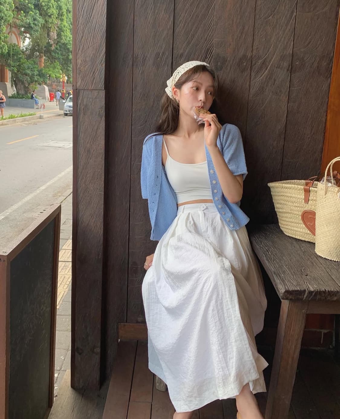 게드 ged 테일 크롭 가디건 상품이미지1