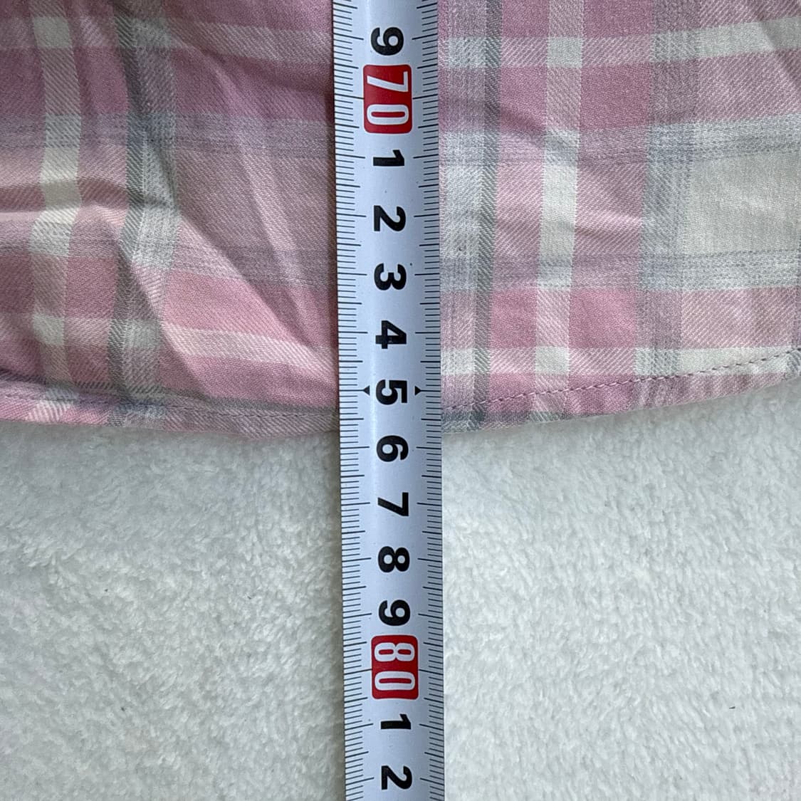 100 라코스테 핑크 체크 긴팔 셔츠0227T 상품이미지6