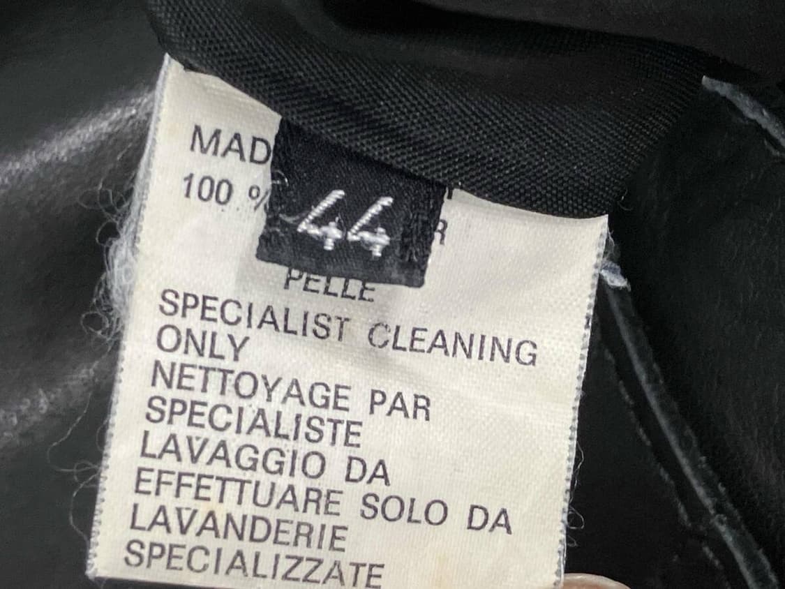 dirk bikkembergs 90’s 레더 트라우저 상품이미지5