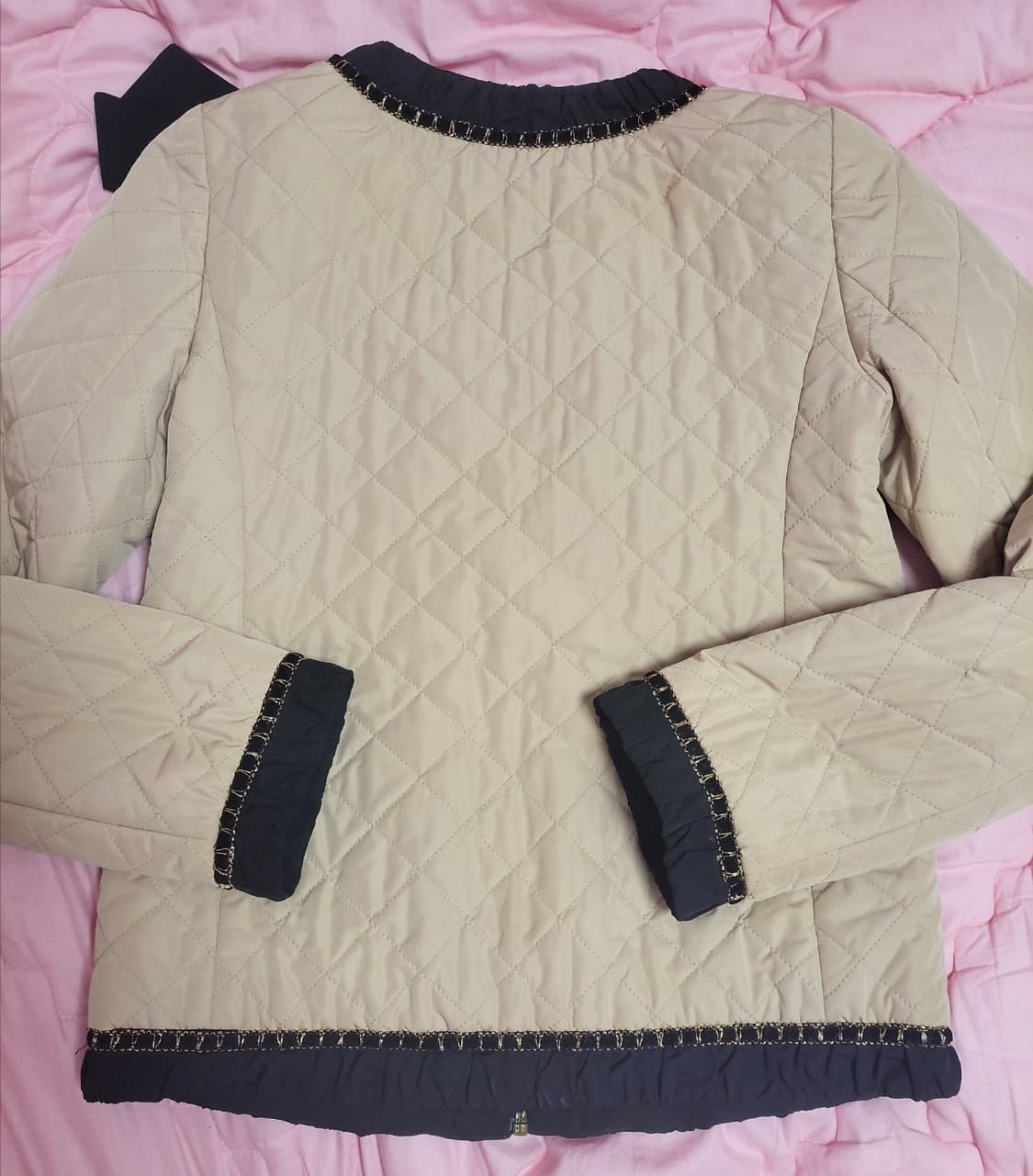 급처상태좋음!레니본 리본 프릴 퀼팅 공주 자켓 점퍼 리즈리사st 상품이미지4