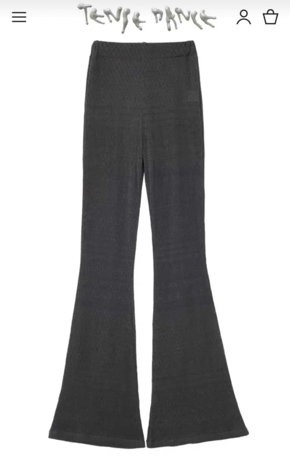 텐스댄스 부츠컷 팬츠 차콜 상품이미지1