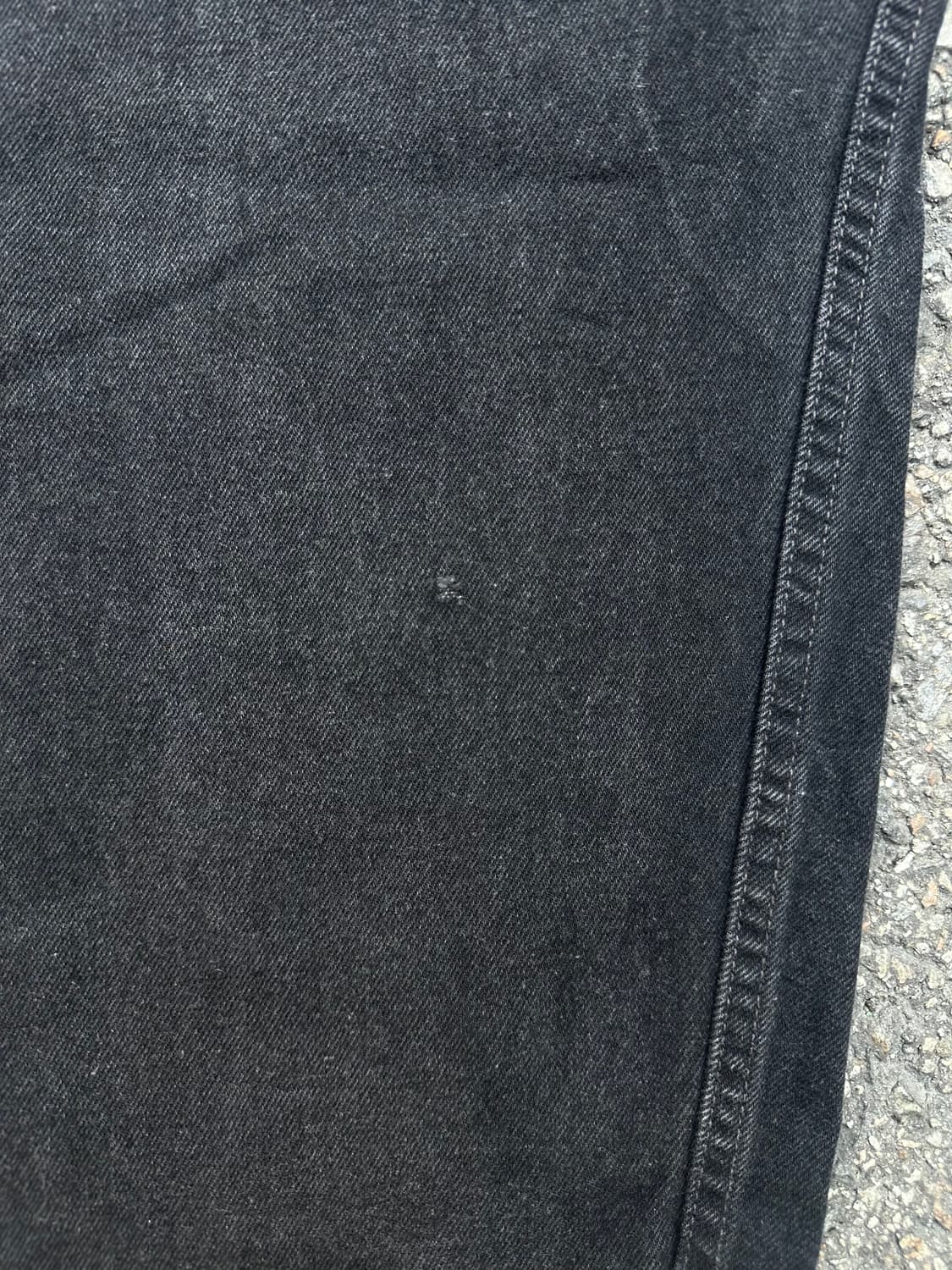 빈티지 90s 리바이스 565 블랙 데님 팬츠  상품이미지5