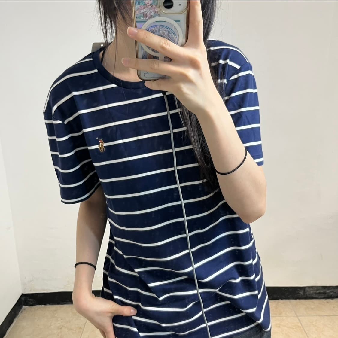 Polo Ralph Lauren Navy Stripe T-Shirt 상품이미지3