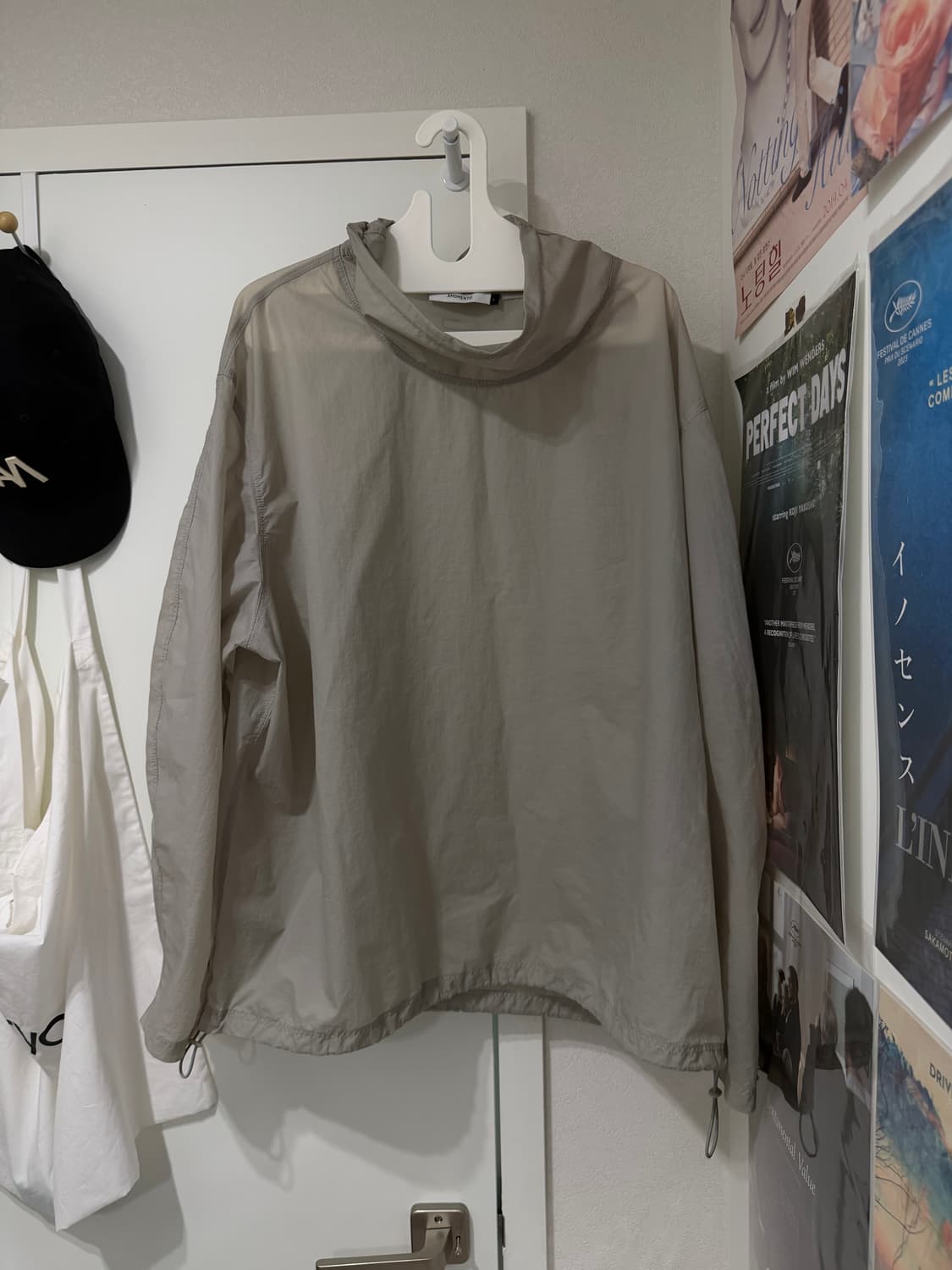 아모멘토 시어 스트링 아노락 L 상품이미지1