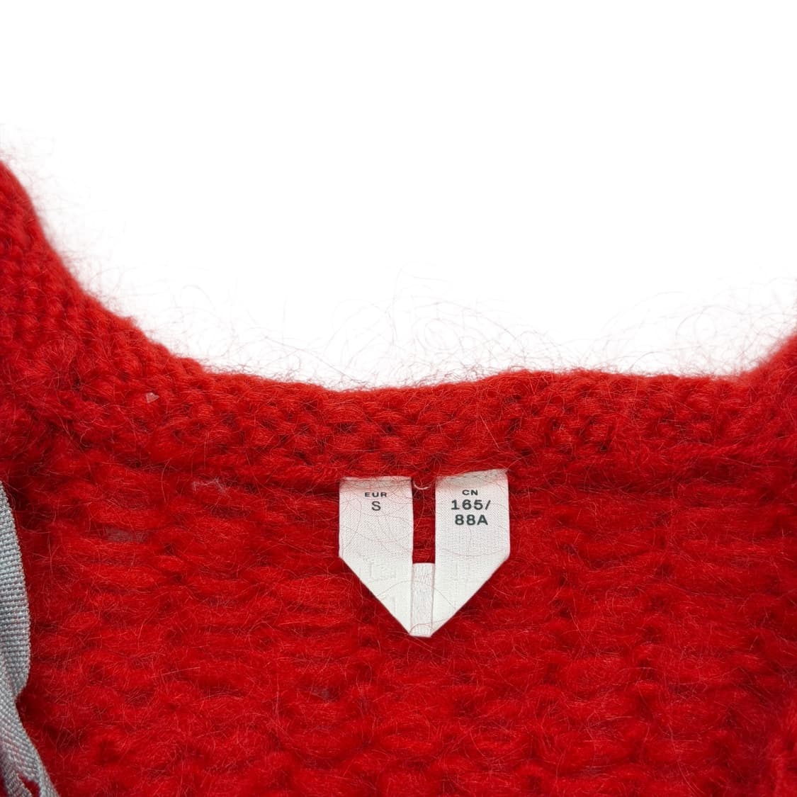 아르켓 루즈 울 모헤어 니트 레드 S 상품이미지4