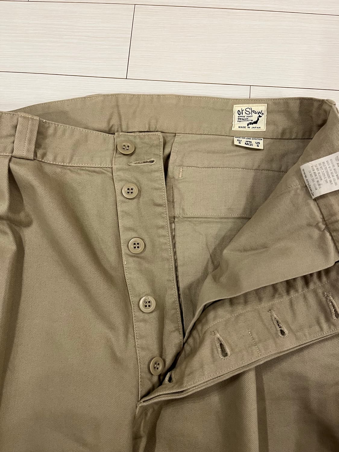 오어슬로우 프렌치 아미트라우저 M-52 상품이미지9