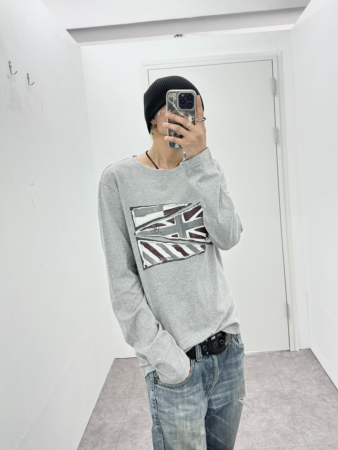 ASK flag patch long sleeve 상품이미지1