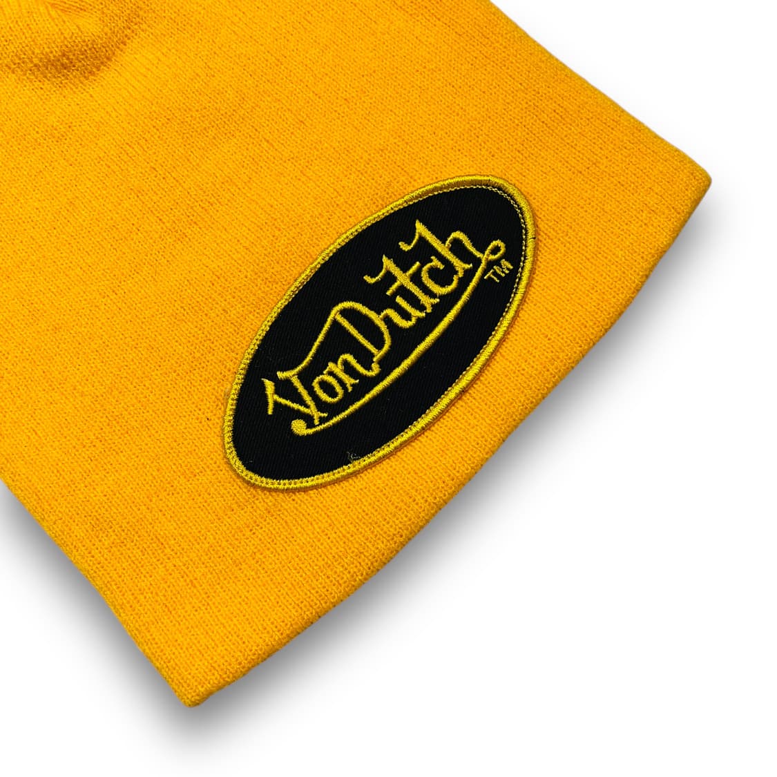 Von dutch Logo patch Yellow beanie 상품이미지2