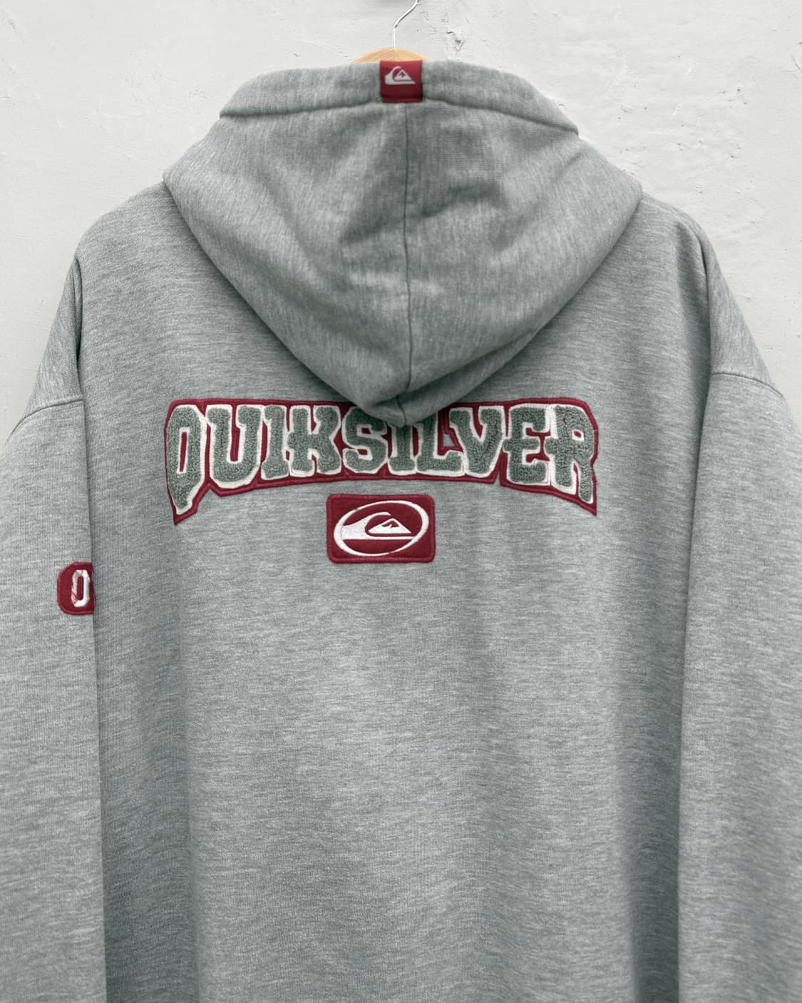 Quick Silver 00s 엠브로이더리 스웻 후드집업 상품이미지10